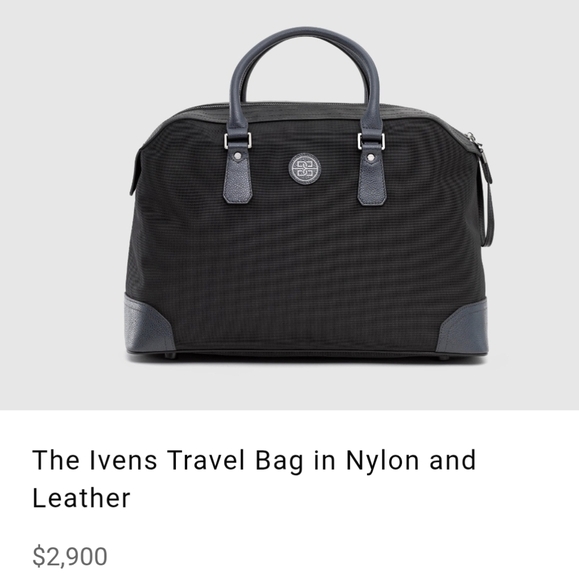 The Ivens Travel Bag in Nylon and Leather - Picture 2 of 9